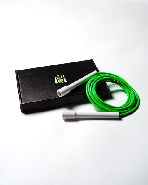 Green adjustable skip rope
