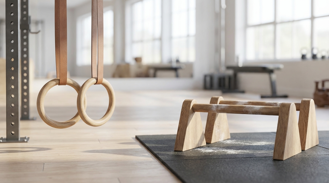 gymnastics rings or parallettes